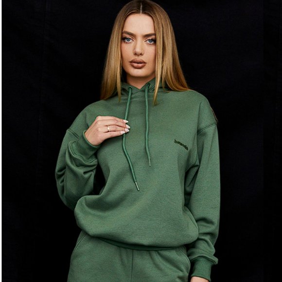 House of CB Tops - HOUSE OF CB 'Halo' Moss Oversized Hoodie NWOT